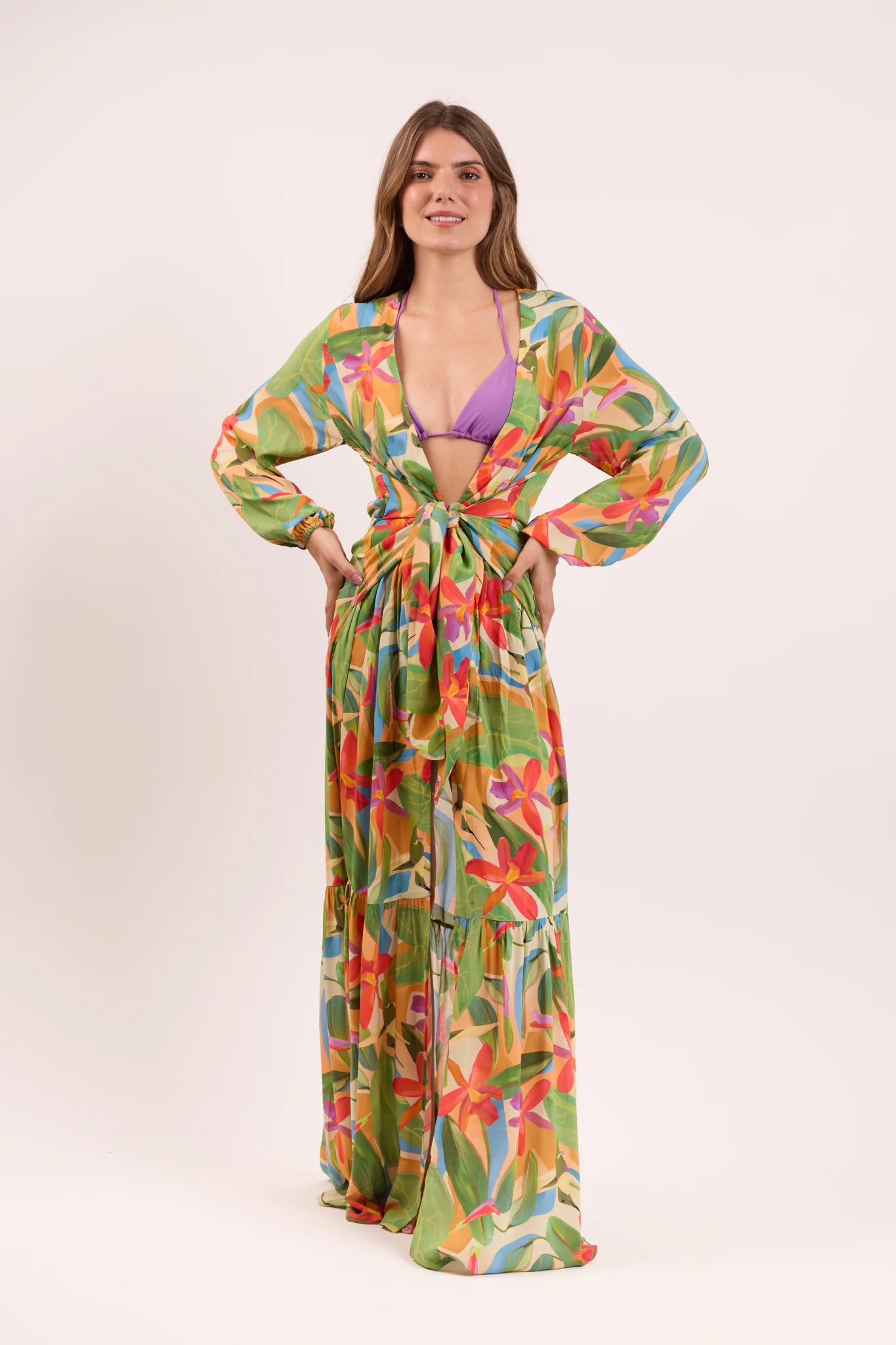 Tropical Long Dress Verona – Image 2