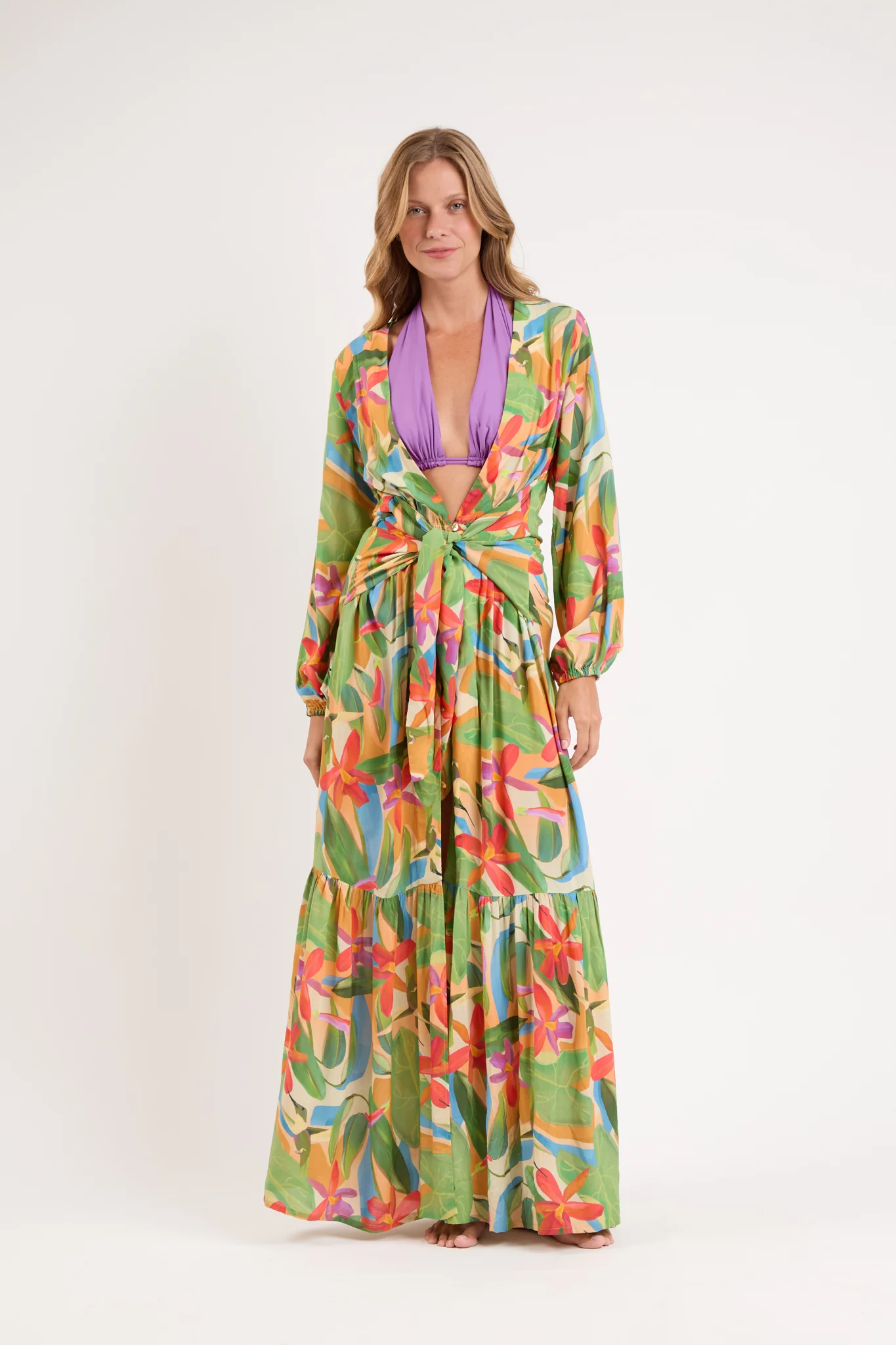 Tropical Long Dress Verona – Image 7