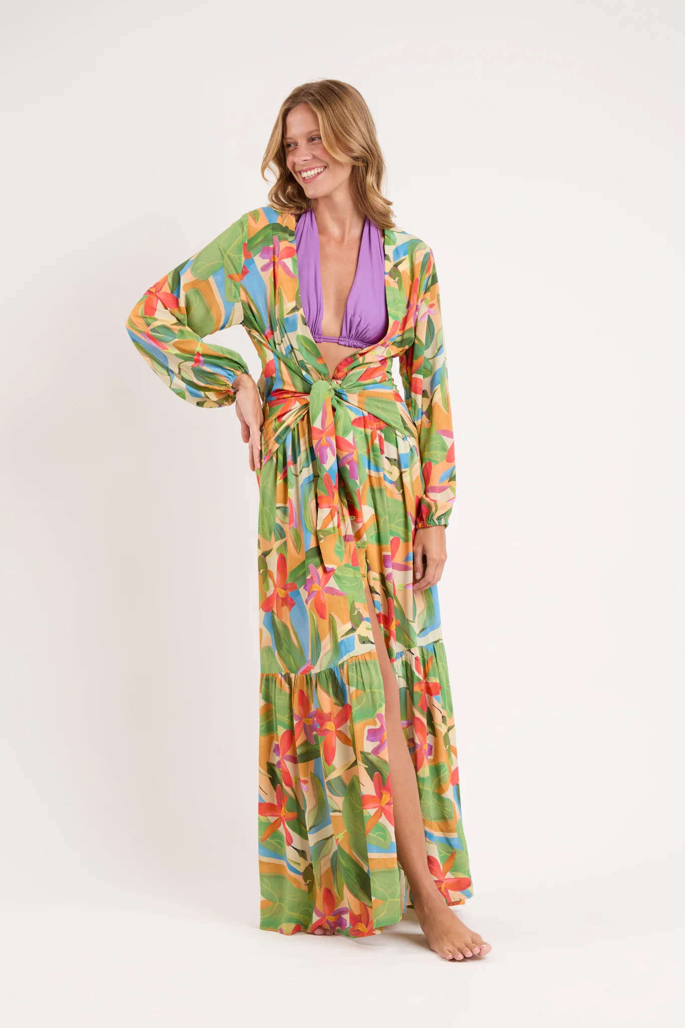 Tropical Long Dress Verona – Image 5