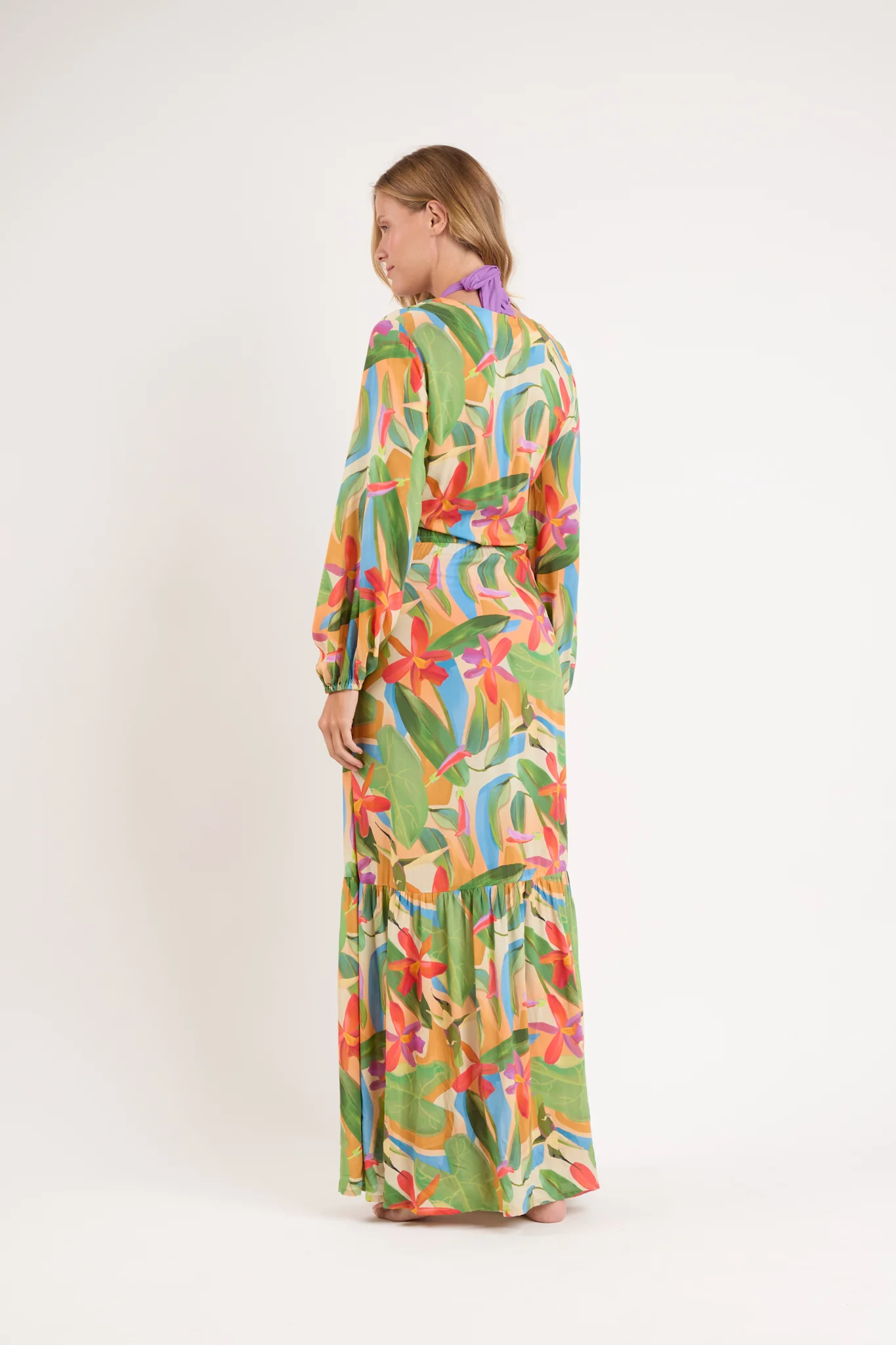 Tropical Long Dress Verona – Image 6