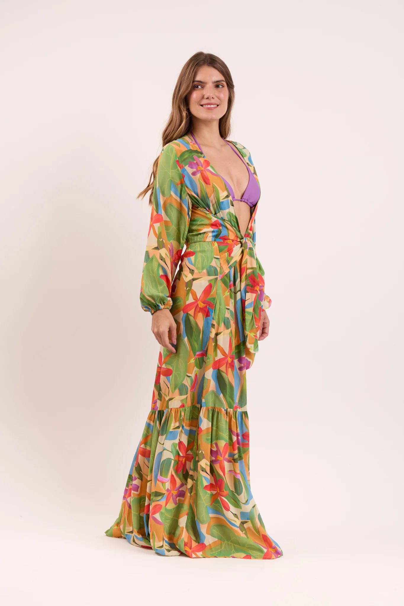 Tropical Long Dress Verona – Image 3