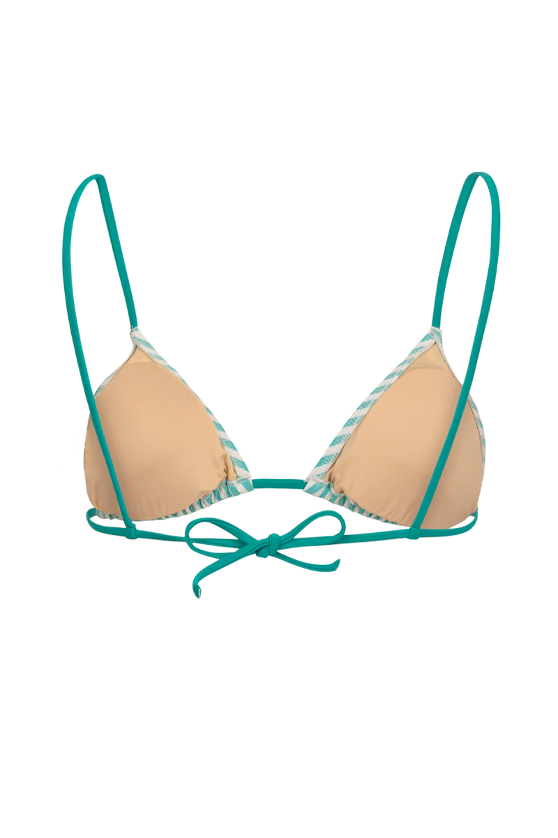 Le Radieux - Rayé Menthe - Haut Triangle – Image 4
