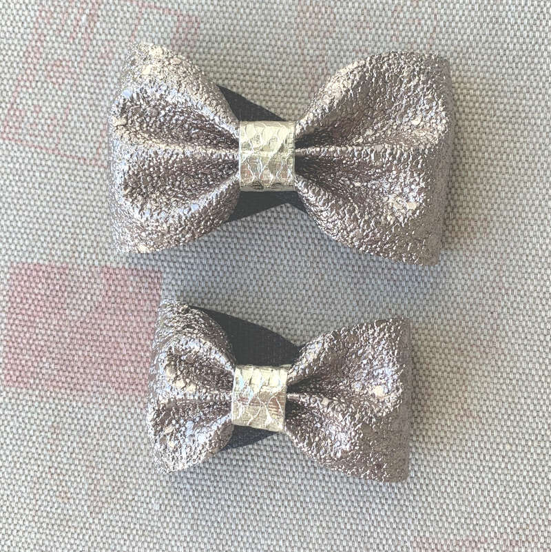 Bracelet MANCHETTE NOEUD brillant mère fille – Image 4